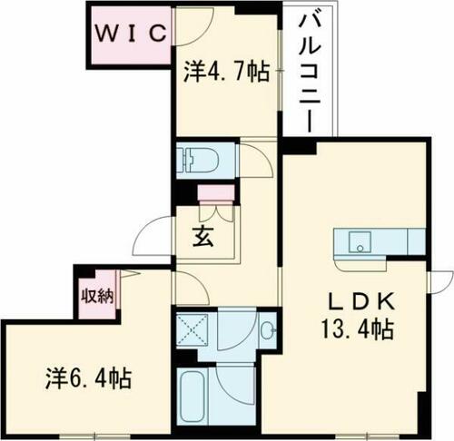 同じ建物の物件間取り写真 - ID:213103764454