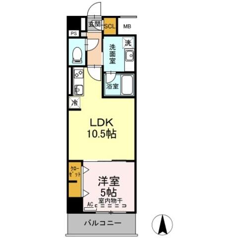 同じ建物の物件間取り写真 - ID:244003878053