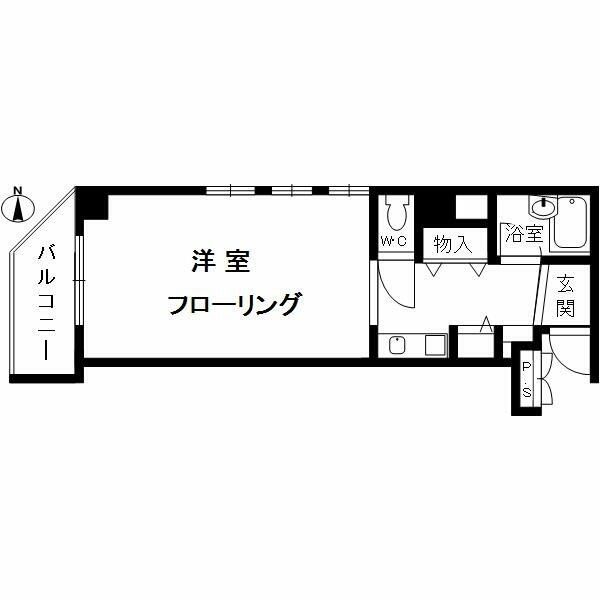 アンシャンテ御影 206｜兵庫県神戸市東灘区御影２丁目(賃貸マンション1R・2階・22.20㎡)の写真 その2