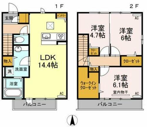 同じ建物の物件間取り写真 - ID:244004062118