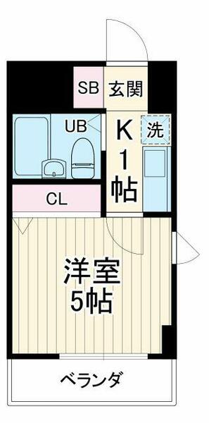 リーセントパレス多摩 508｜神奈川県川崎市多摩区宿河原５丁目(賃貸マンション1K・2階・16.80㎡)の写真 その2