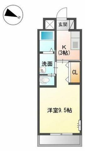 ベルモンターニュ 202｜大分県大分市新町(賃貸マンション1K・2階・30.60㎡)の写真 その2