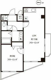 東京都中野区白鷺２丁目(賃貸マンション1LDK・5階・42.87㎡)の写真 その2