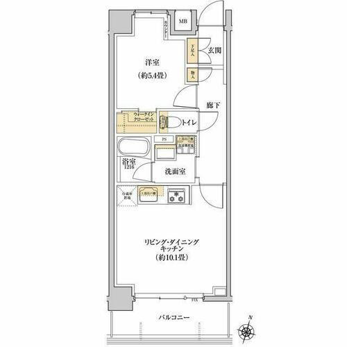 同じ建物の物件間取り写真 - ID:214055653754