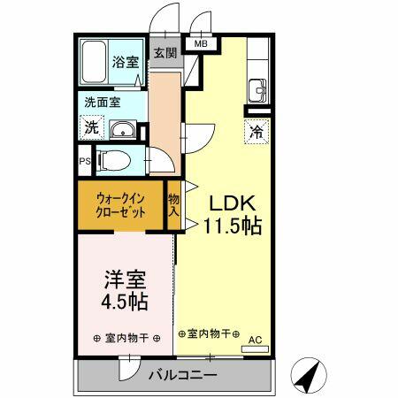 同じ建物の物件間取り写真 - ID:214055951412