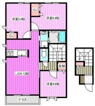 シャーメゾン疋相  ｜ 奈良県北葛城郡広陵町大字疋相（賃貸アパート3LDK・2階・71.48㎡） その2