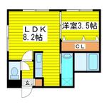 札幌市東区北十六条東１２丁目 4階建 築7年のイメージ