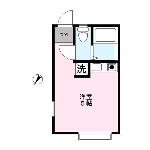 ＳＯＬＯ大岡山 201｜東京都目黒区南３丁目(賃貸アパート1R・2階・15.42㎡)の写真 その2