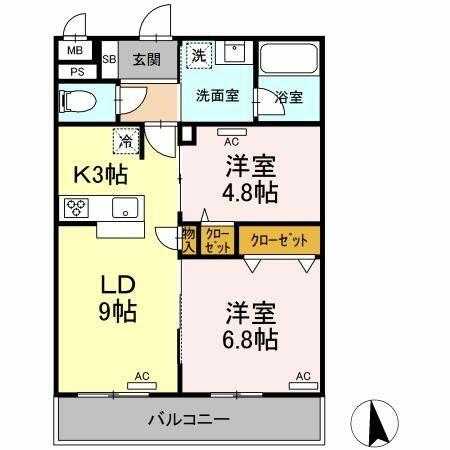 同じ建物の物件間取り写真 - ID:213103125801