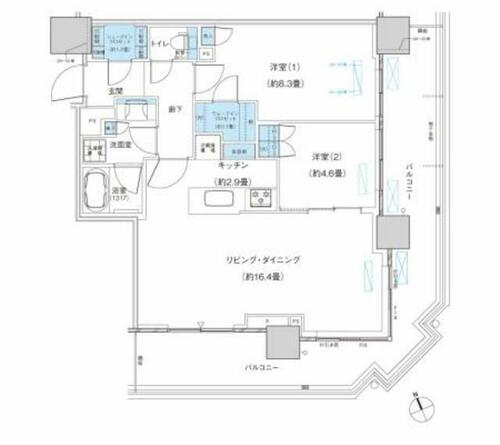 同じ建物の物件間取り写真 - ID:212042762882