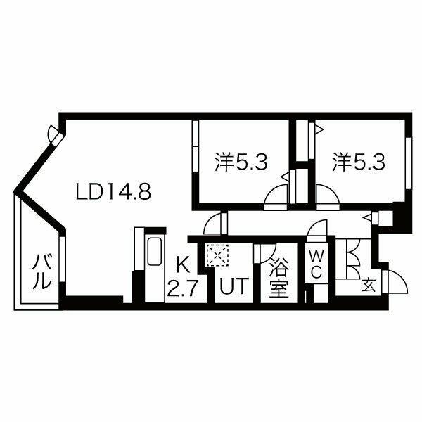 ＬＩＮＥＡＲ　ＳＴＹＬＥ　（リニア・スタイル） 702｜愛知県名古屋市緑区鳴子町２丁目(賃貸マンション2LDK・7階・65.40㎡)の写真 その2