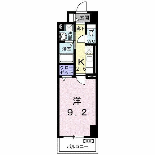 シティタワー　高崎 207｜群馬県高崎市和田町(賃貸マンション1K・2階・30.90㎡)の写真 その2