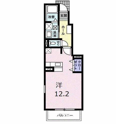 ローズガーデンイースト 103｜群馬県高崎市上佐野町(賃貸アパート1R・1階・32.90㎡)の写真 その2