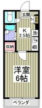 川口プラザＤ  ｜ 埼玉県川口市並木１丁目（賃貸マンション1K・4階・20.30㎡） その2