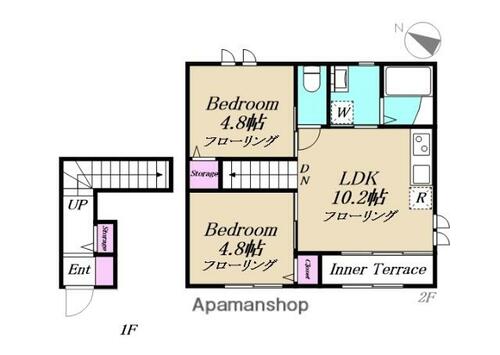 同じ建物の物件間取り写真 - ID:214053909611