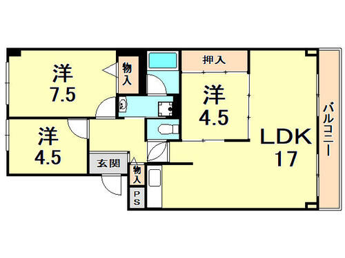 同じ建物の物件間取り写真 - ID:228047999125