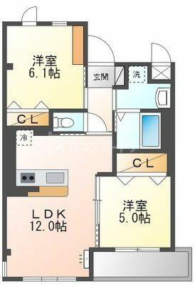 同じ建物の物件間取り写真 - ID:211047123277