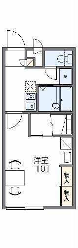 沖縄県沖縄市字登川(賃貸マンション1K・2階・23.18㎡)の写真 その2