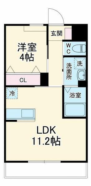 神奈川県横浜市戸塚区上矢部町(賃貸アパート1LDK・1階・38.25㎡)の写真 その2