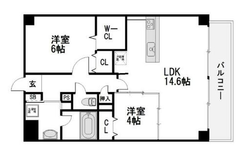 同じ建物の物件間取り写真 - ID:226065351421