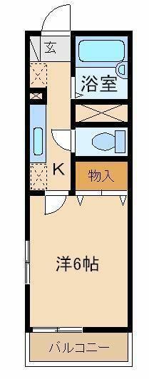 カーサ・シオン 103｜東京都新宿区上落合３丁目(賃貸アパート1K・1階・20.25㎡)の写真 その2