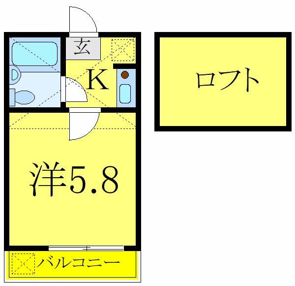 フジハイム｜東京都板橋区富士見町(賃貸アパート1K・2階・15.00㎡)の写真 その2