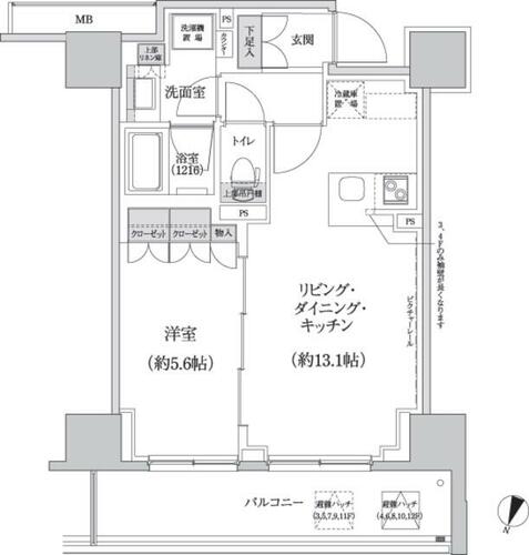 同じ建物の物件間取り写真 - ID:213103070737