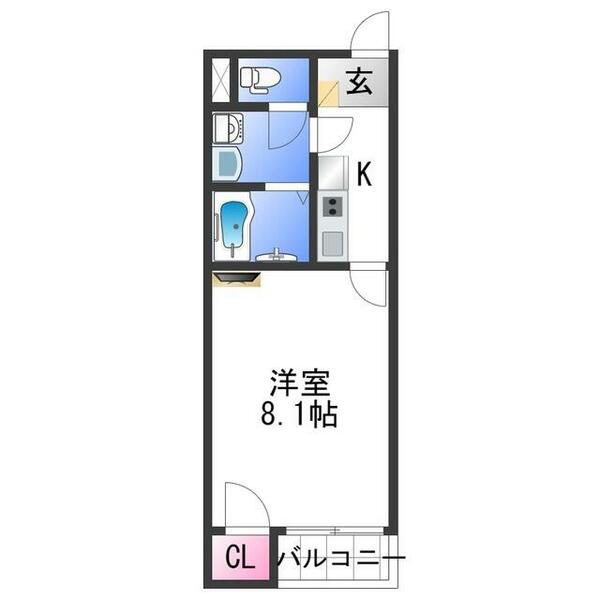 レオネクスト杉｜大阪府和泉市池上町１丁目(賃貸アパート1K・1階・25.89㎡)の写真 その2