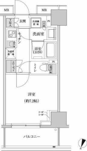 同じ建物の物件間取り写真 - ID:213103231449