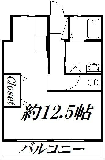 静岡県浜松市中央区元魚町(賃貸アパート1R・1階・29.90㎡)の写真 その2