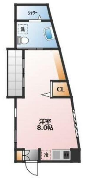 ソリッド大倉山｜神奈川県横浜市港北区大曽根台(賃貸アパート1R・2階・19.28㎡)の写真 その2