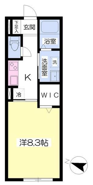 兵庫県三木市自由が丘本町１丁目(賃貸アパート1K・1階・29.17㎡)の写真 その2