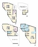 茅ヶ崎市代官町 3階建 築2年のイメージ