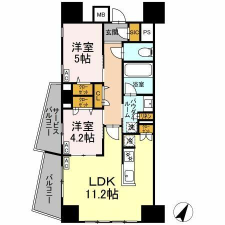 同じ建物の物件間取り写真 - ID:247000627583