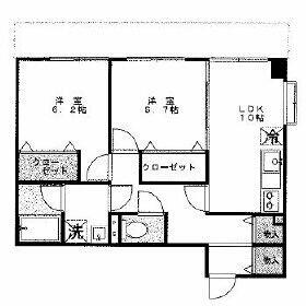 オアシス２０００ 601｜千葉県柏市根戸(賃貸マンション2LDK・6階・55.20㎡)の写真 その2