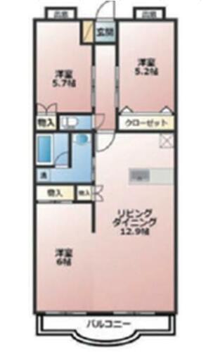 同じ建物の物件間取り写真 - ID:222016436139