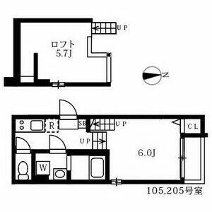 同じ建物の物件間取り写真 - ID:223032445077