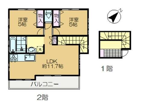 同じ建物の物件間取り写真 - ID:212041906285