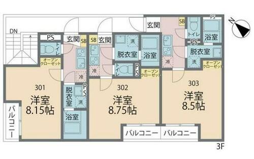 同じ建物の物件間取り写真 - ID:214055775241