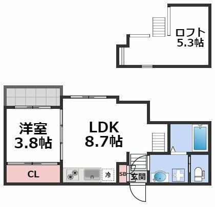 同じ建物の物件間取り写真 - ID:227082099403