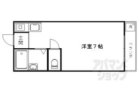 京都府京都市上京区西町（賃貸マンション1K・4階・19.00㎡） その2