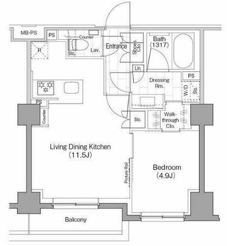 同じ建物の物件間取り写真 - ID:213103486414