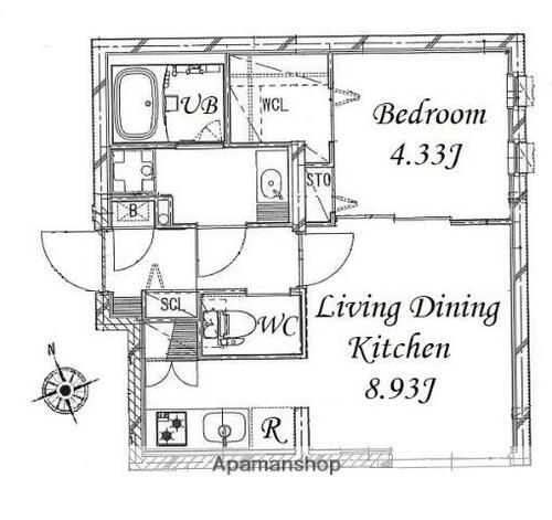 同じ建物の物件間取り写真 - ID:213100773457