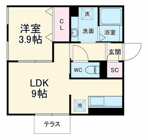 同じ建物の物件間取り写真 - ID:223032378372