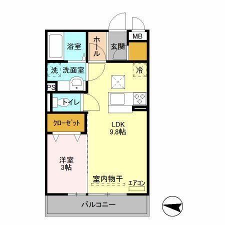 同じ建物の物件間取り写真 - ID:211047159261