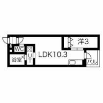 Ｗａｒｒｅｎ　ｋｕｂｏｍｉⅡ 302 ｜ 愛知県江南市古知野町久保見（賃貸アパート1LDK・3階・30.06㎡） その2