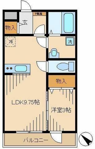 同じ建物の物件間取り写真 - ID:213103357525