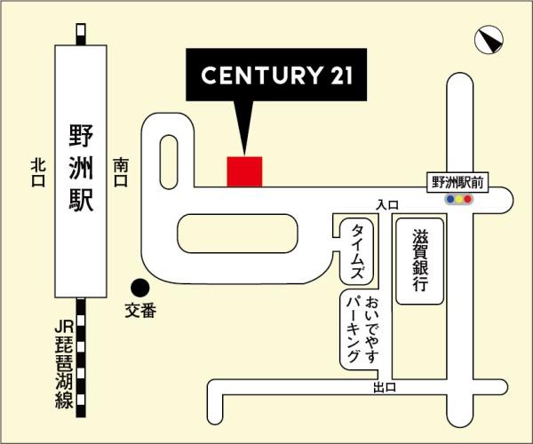 エクセレント吉田　（野洲市市三宅）｜滋賀県野洲市市三宅(賃貸マンション1K・4階・27.42㎡)の写真 その3