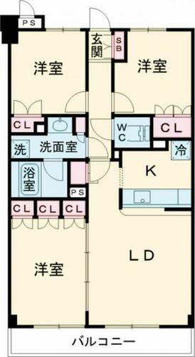 同じ建物の物件間取り写真 - ID:213103365027