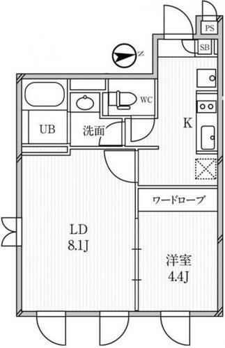 同じ建物の物件間取り写真 - ID:213103201555